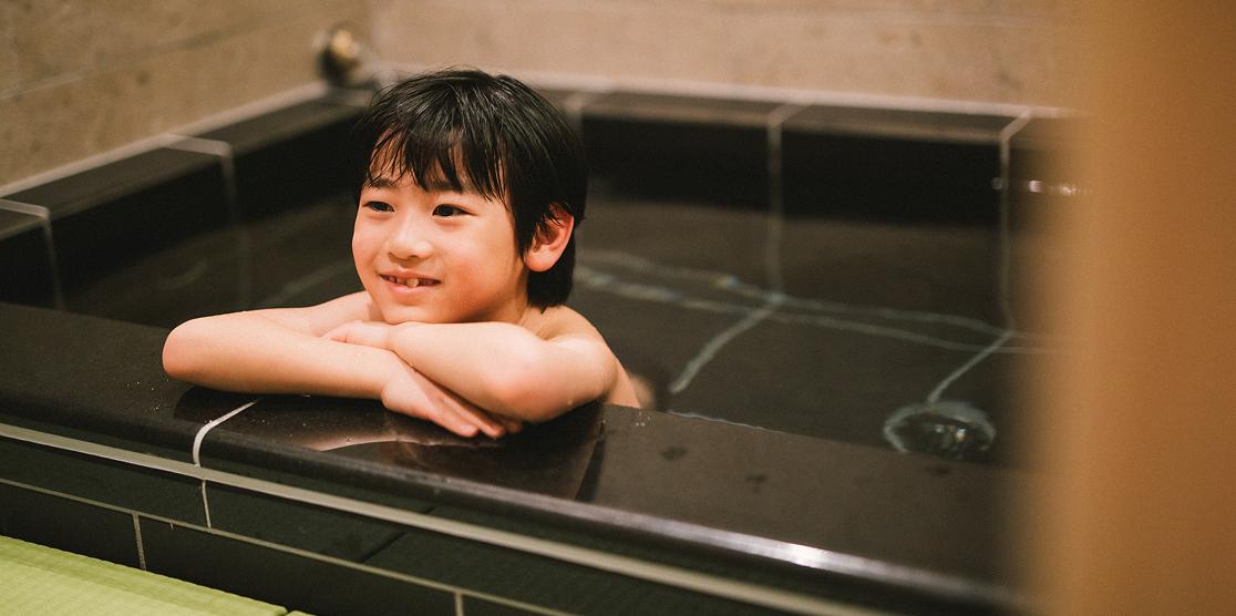 画像：家族だけの、はじめての温泉