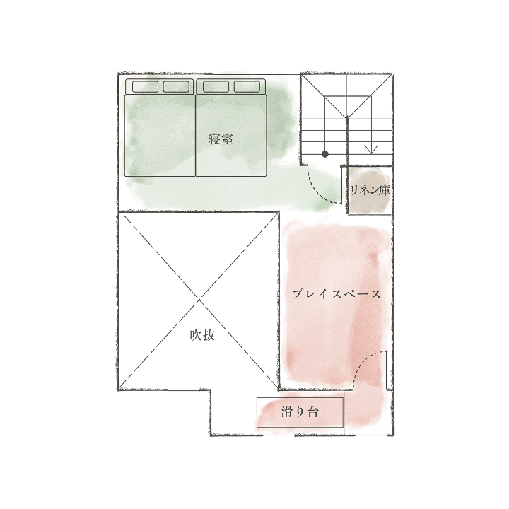 画像:間取り図 Room1-SUKUSUKU- 3階