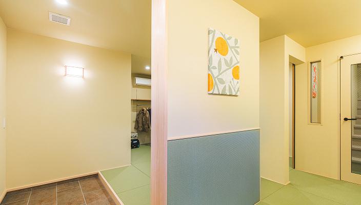 画像：ただいまと言いたくなる玄関